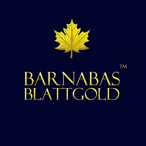 ברנבאס בלאטגולד: יריעות עלי זהב חיקוי [100 גיליונות, 5.5 אינץ'] - המכונה יריעות עלי זהב לצביעה, יריעות נייר זהב למלאכה, יריעות